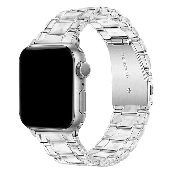 모할랩 애플워치 호환 투명 아크릴 밴드 스트랩 42  44  45  46  49mm, 01 투명, 1개