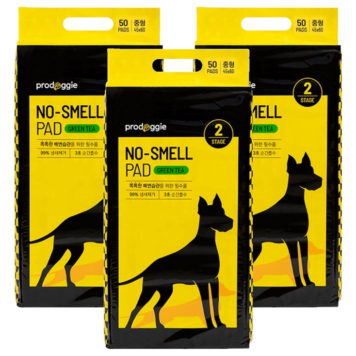 프로도기 노스멜 배변패드 그린티향 50매