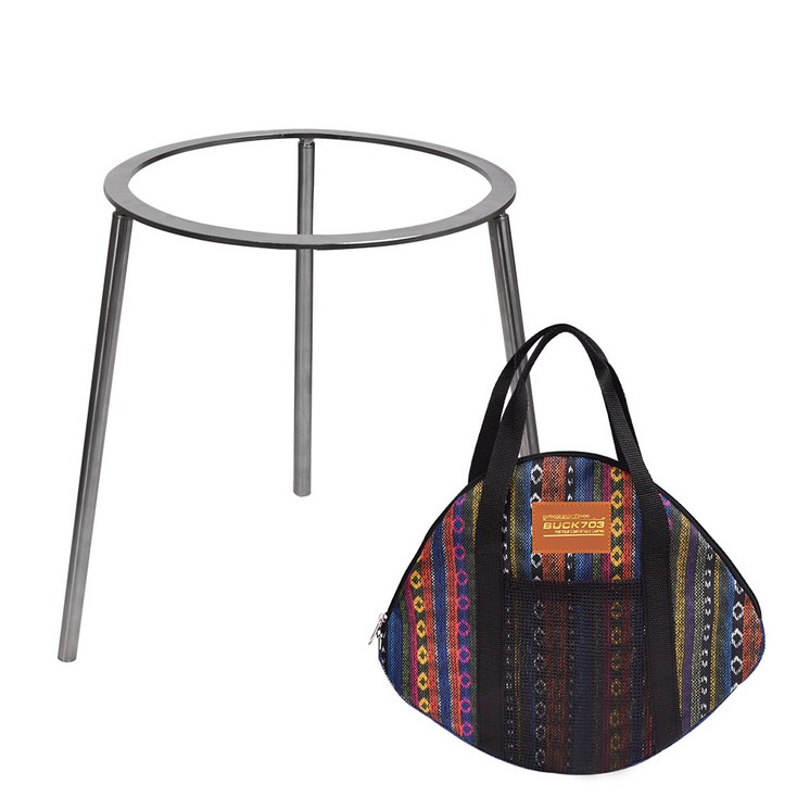 벅703 스탠드 그리들 원형 받침대  가방  다리