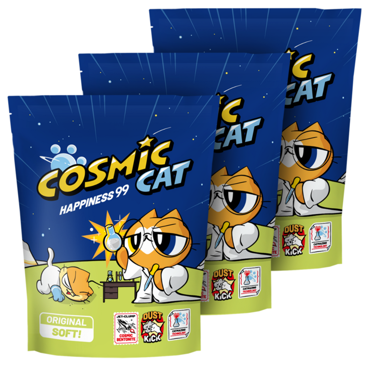 코스믹캣 응고형 오리지날 소프트 극세입자 고양이 모래