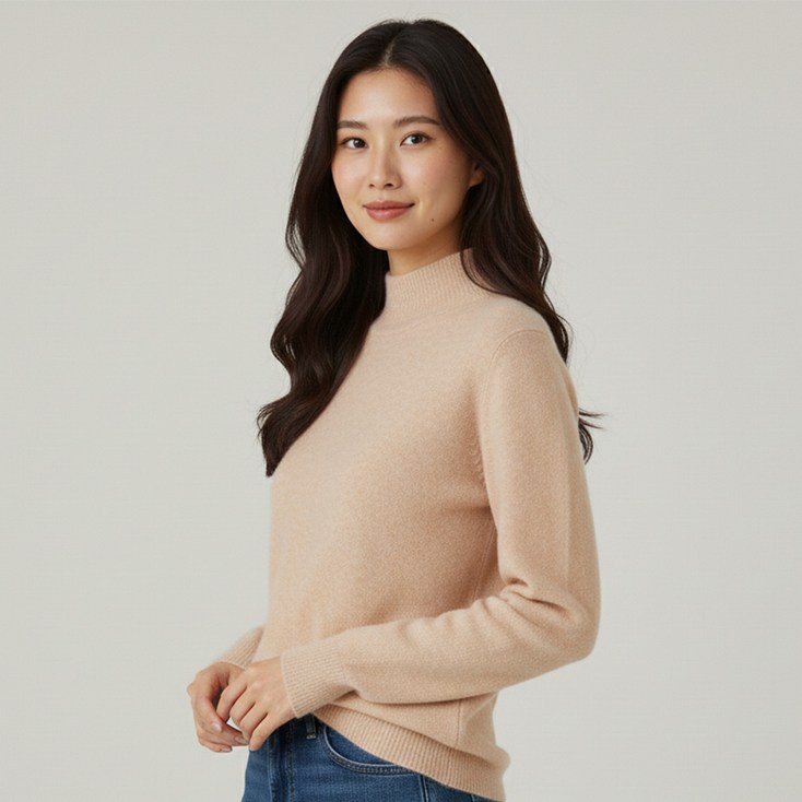 루타미 울100 하프 터들넥 폴라니트