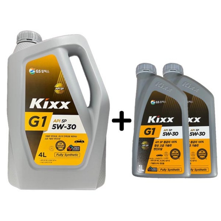 KIXX G1 5W30 SP 4L 1개 1L 2개 가솔린