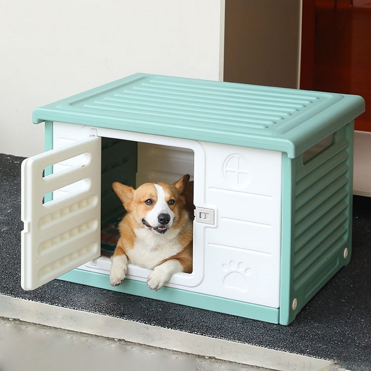 고양이 플라스틱 하우스 숨숨집 실내 실외 야외 강아지 길냥이 집, 핑크하우스