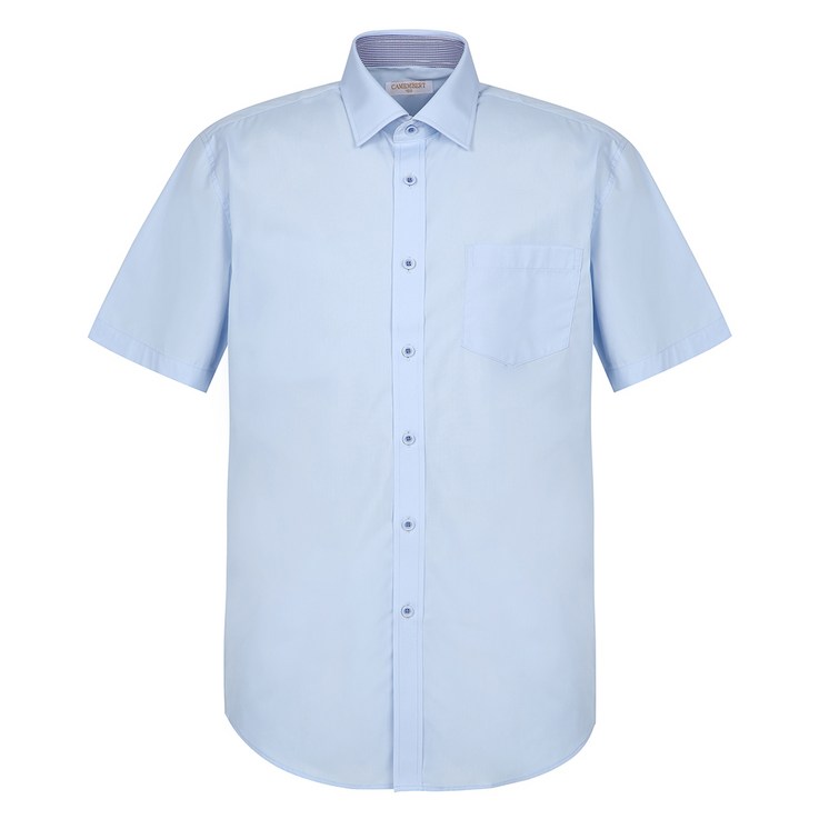 까망베르 남성용 구김방지 클래식핏 반팔 와이셔츠 SV0005