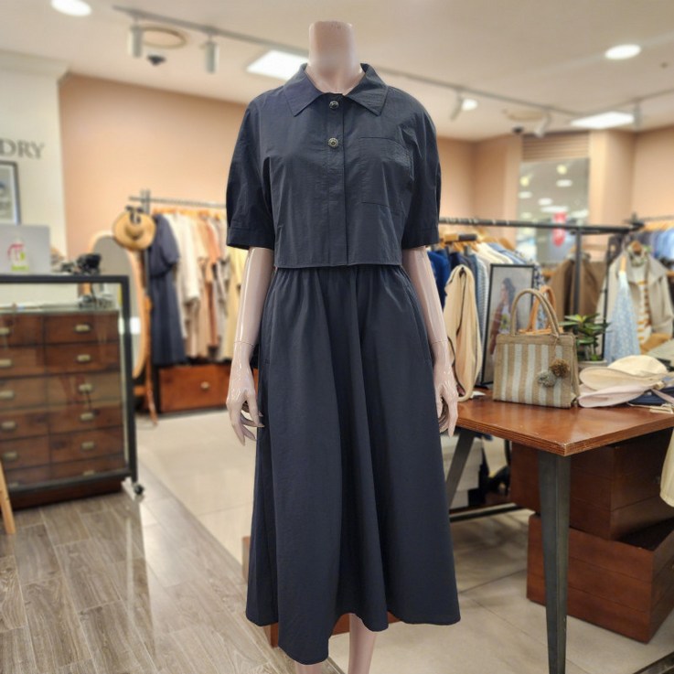 BCBG 올앤선드리 세빌라 OP 원피스   A4M4O620 56   DNAVY