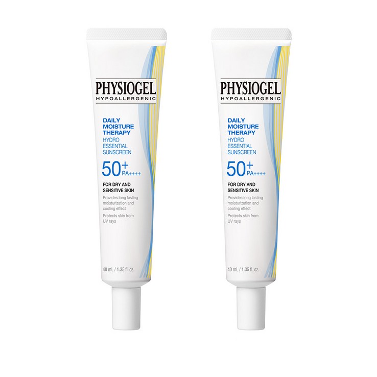 피지오겔 DMT 하이드로 에센셜 썬스크린 SPF50 PA, 40ml, 2개