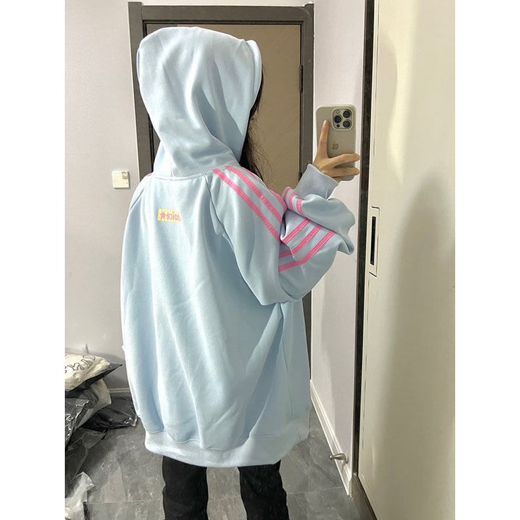앞뒤 프린트 식모 와플 콤비 실버 폭스
