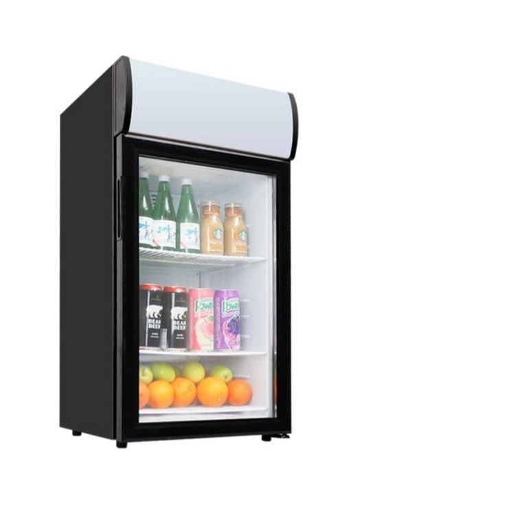 초슬림 냉장고 좁은냉장고 폭좁은 냉장고 쇼케이스 LED라이트, LED라이트 80L460x460x928mm