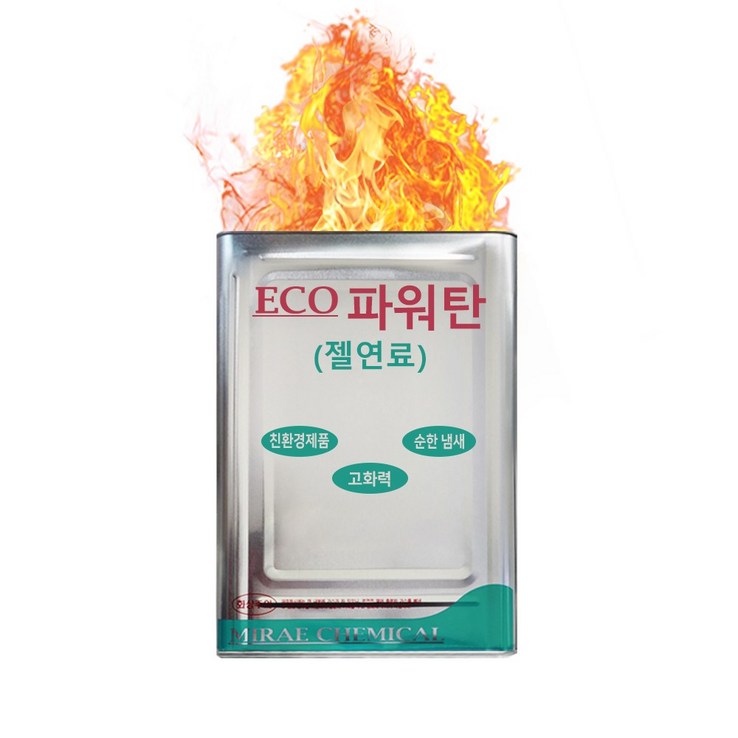 에탄올 고체연료 17L 젤 캠핑 낚시 버너 난로 화로 ECO10 에코파워탄, 17L, 1개