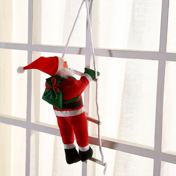 줄타는 산타 대형 120cm 크리스마스 인형 산타할아버지 등반 재미있는장난감 선물 클로스 꾸미기 소품 장식 20230521