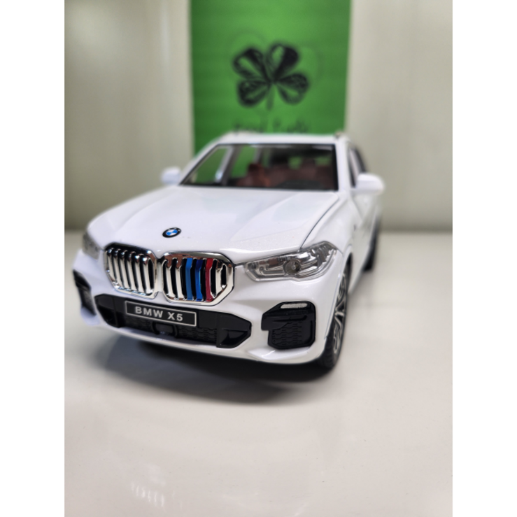 1:24 다이캐스트 모형 다이케스트 비엠더블유 BMW X5 SUV 완구 미니어쳐 피규어 자동차 장난감, 흰색