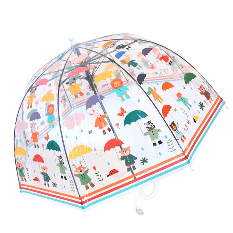 키즈스퀘어 아동용 돔형 우산 동물원