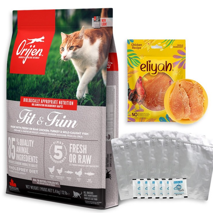 [무배]오리젠 캣 피트앤트림 5.4kg 고양이사료(엘리야치킨슬라이스) - 쇼핑앤샵