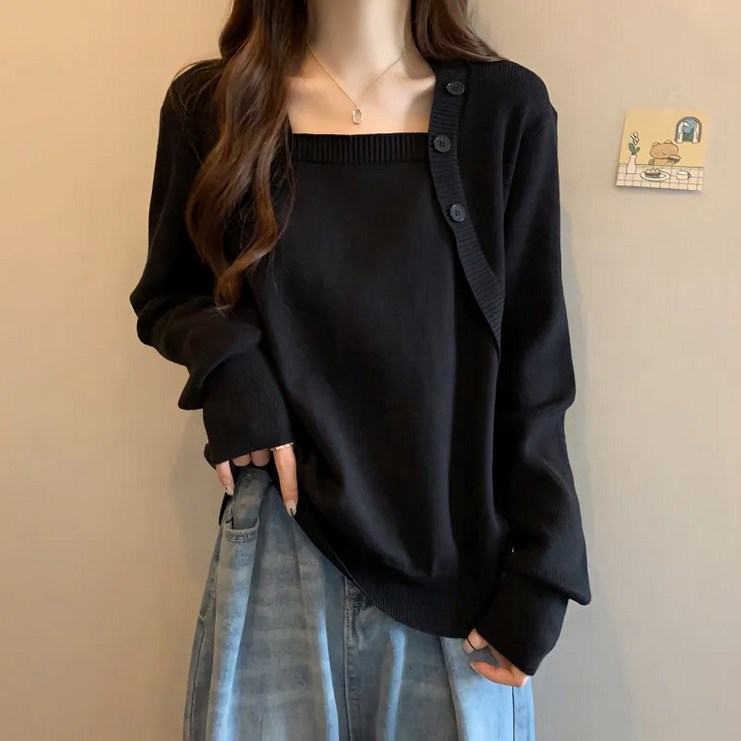 ST2725 트렌디한 무드가 느껴지는 긴팔티