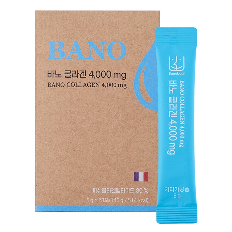바노 피쉬 콜라겐 4000mg 28p, 140g, 1개 바노 피쉬 콜라겐 4000mg 28p, 140g, 1개