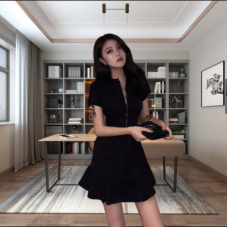 블랙 미니 원피스2024ddv 블랙 미니 원피스2024ddv