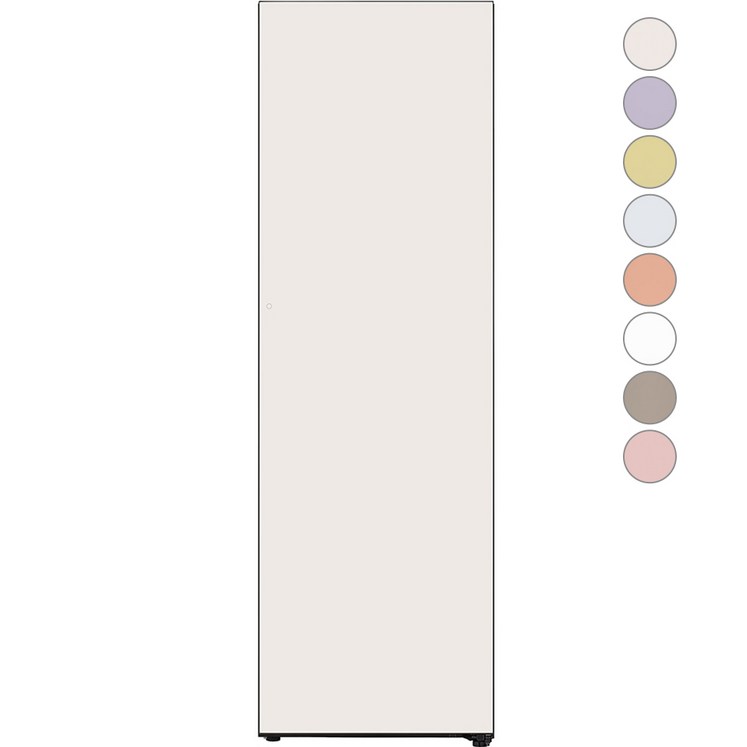 색상선택형 LG전자 컨버터블 패키지 오브제컬렉션 김치냉장고 오토도어 Z322AA3CS 글라스 좌열림 방문설치