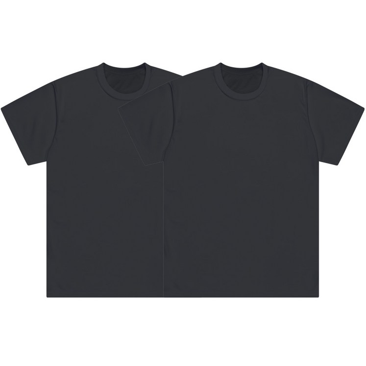 언룩 빅사이즈 남녀공용 쿨 드라이 기능성 반팔 티셔츠 2XL7XL 2장세트 5color