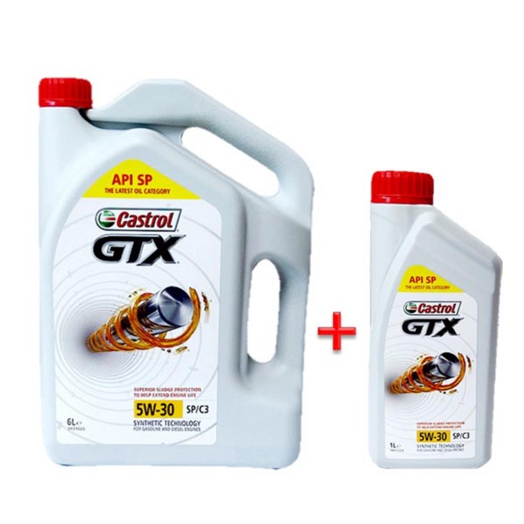 캐스트롤 GTX SP C3 5W30 6L 1개 1L 1개 디젤 엔진오일
