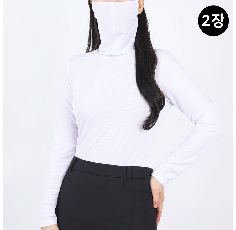 11 여성골프웨어 여름 기능성 이너웨어 스판 냉감 골프티셔츠