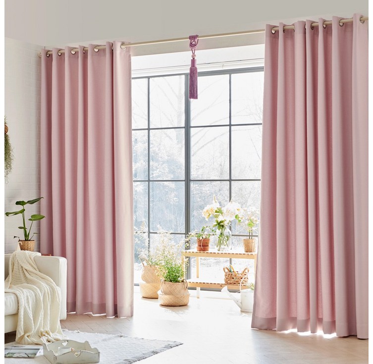 데이즈 아일렛형 원톤 투톤 3중직 암막커튼커튼봉 세트