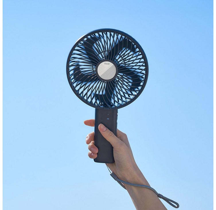 프롬비 윈드스핀 빅팬 휴대용 폴더블 선풍기 FB150, 쿨그레이, 단품
