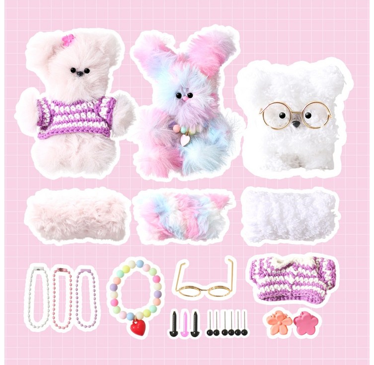 모두스마일 모루인형 만들기 풀쿠성 프리미엄 키트 세트, 1개, 모루인형 만들기 4번 세트 모두스마일 모루인형 만들기 풀쿠성 프리미엄 키트 세트, 1개, 모루인형 만들기 4번 세트