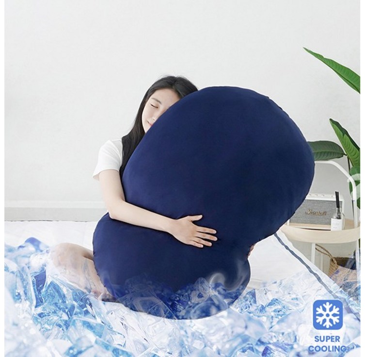 미니멀룸 얼음 찹쌀떡 여름 냉감 베개 필로우 등받이 쿠션