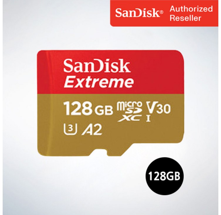 샌디스크 마이크로 SD카드 SDXC Extreme 익스트림 QXAA 128GB