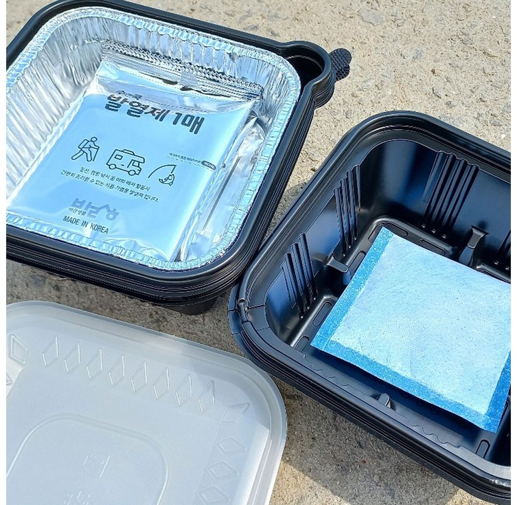 APL 다회용 발열용기 전용 발열제 10개입 1박스, 회색, 10개