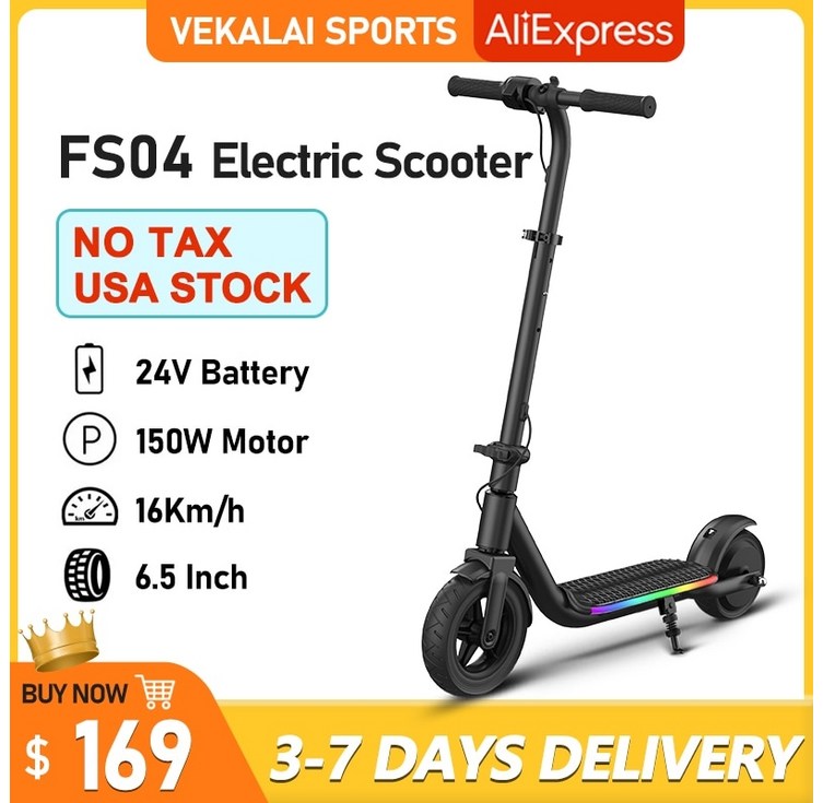 전동킥보드 8125세 어린이를 위한 전기 스쿠터 LED 디스플레이 접을 수 있는 가벼운 어린이용 스쿠터