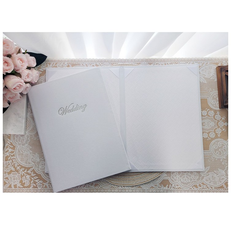 웨딩포 혼인서약서 케이스 양장본 A4사이즈 성혼선언문 웨딩케이스 내지포함