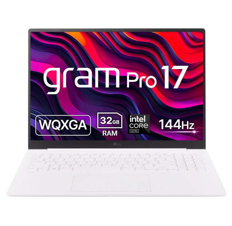 LG 그램 프로 17ZD90SPGX59K Ultra5 32GB 512GB, 에센스 화이트, 17ZD90SPGX59K, 512GB, 32GB, Free DOS
