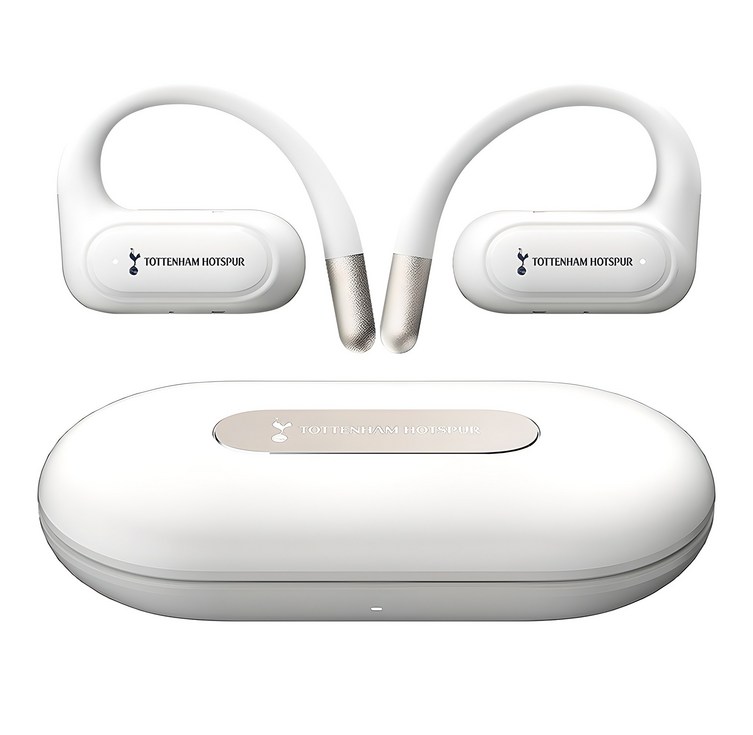 토트넘홋스퍼 오픈 에어 5.4 블루투스 이어폰, TOTOE385W, 화이트