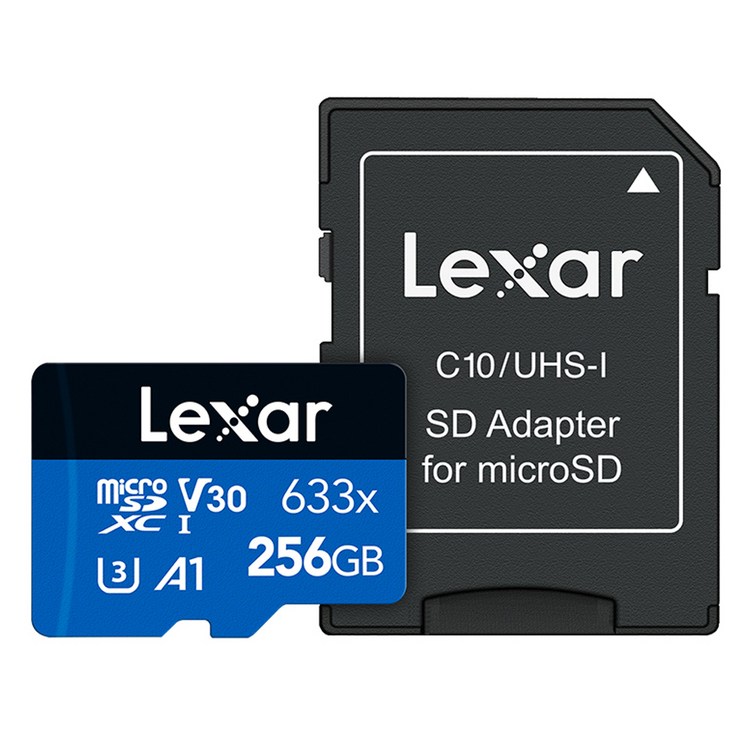 렉사 메모리 카드 SD 마이크로 고프로 블랙박스 HighPerformance microSDXC UHSI 633배속
