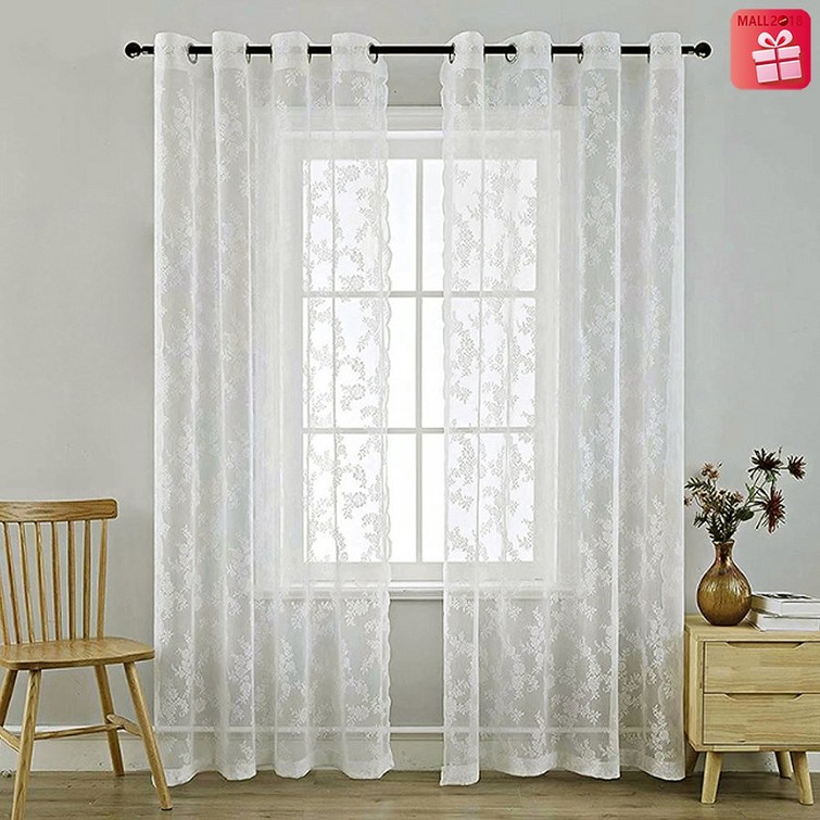 curtain FR068 145x200 1p 레이스커튼 커텐 패브릭 화이트커튼